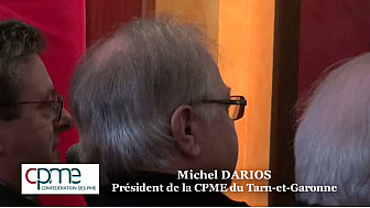 Michel DARIOS président de la CPME Tarn-et-Garonne questionne Jean ARTHUIS Député Européen et ancien ministre @CPMEoccitanie